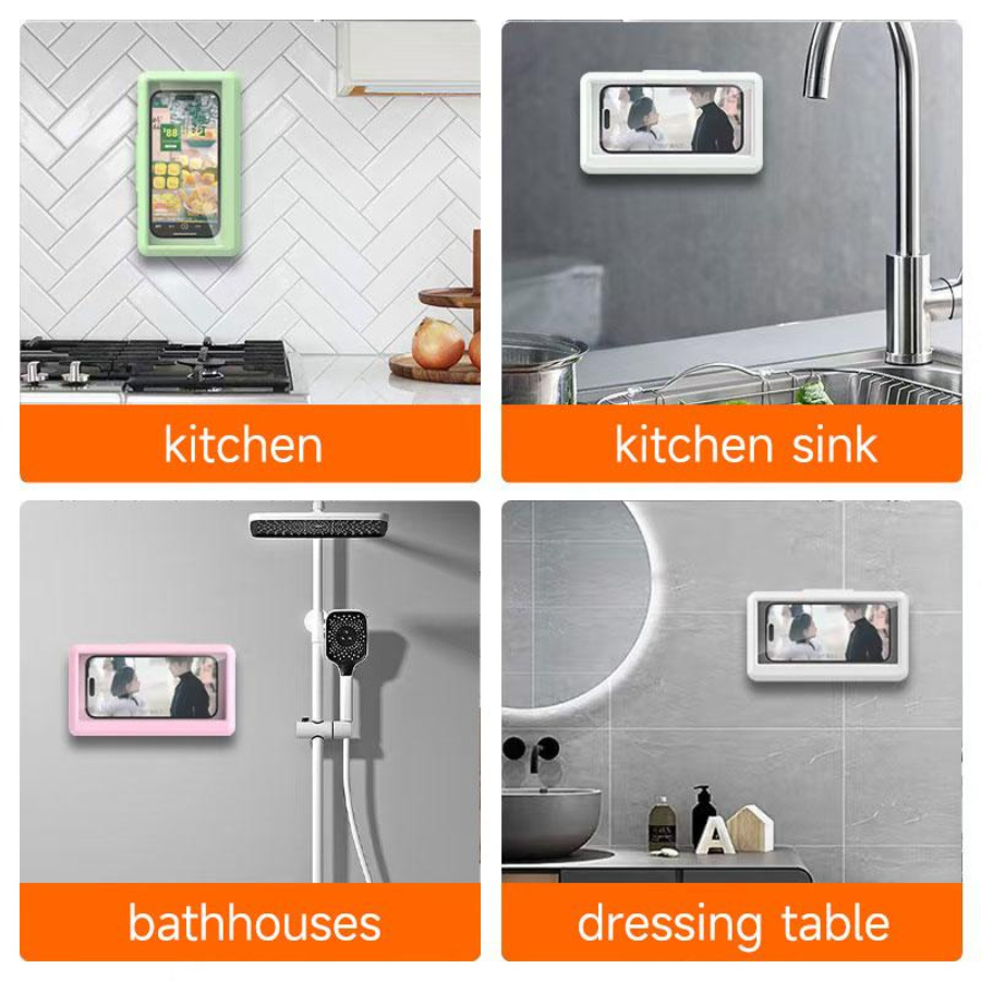 Soacast 360° Waterproof Shower Phone Holder